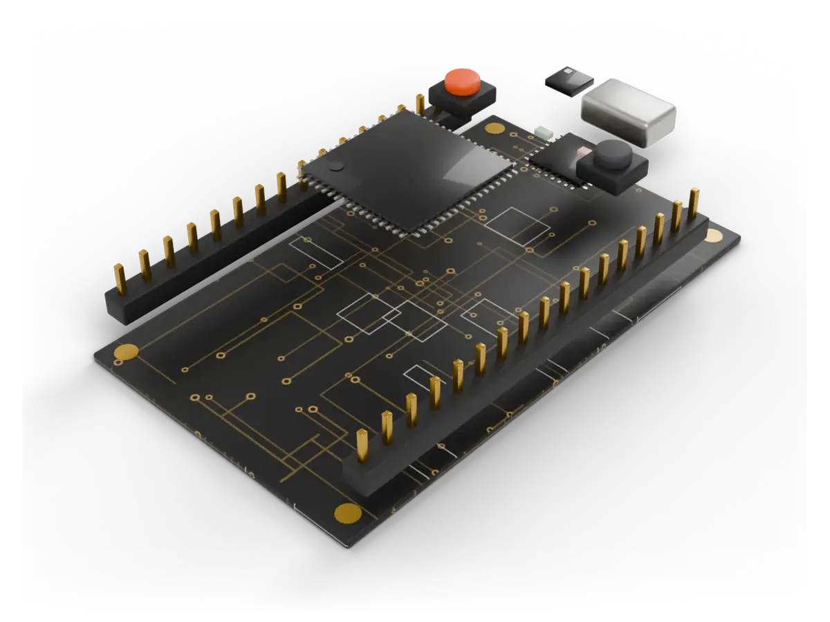 Stylized 3D model of Embedded Sentry